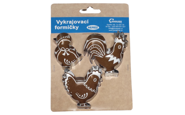Velikonoční sada KSK – 3 ks / nerez