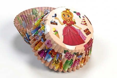 Košíčky na muffiny a cupcakes PRINCEZNA  / 50 ks