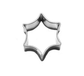 Oblá hvězdička mini 20 mm / nerez