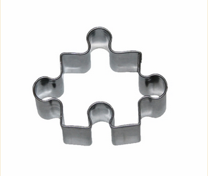 Puzzle II. 45 x 38 mm / nerez
