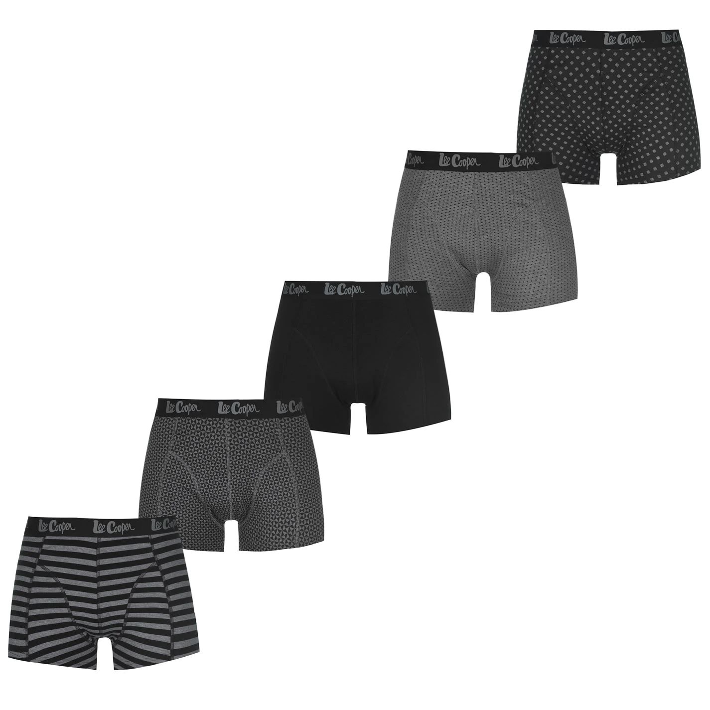 pánské boxerky LEE COOPER - PRINTED - 5 pack