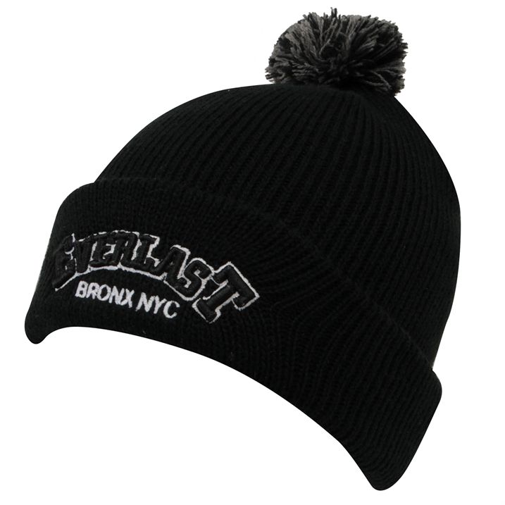 čepice EVERLAST pom - BLACK