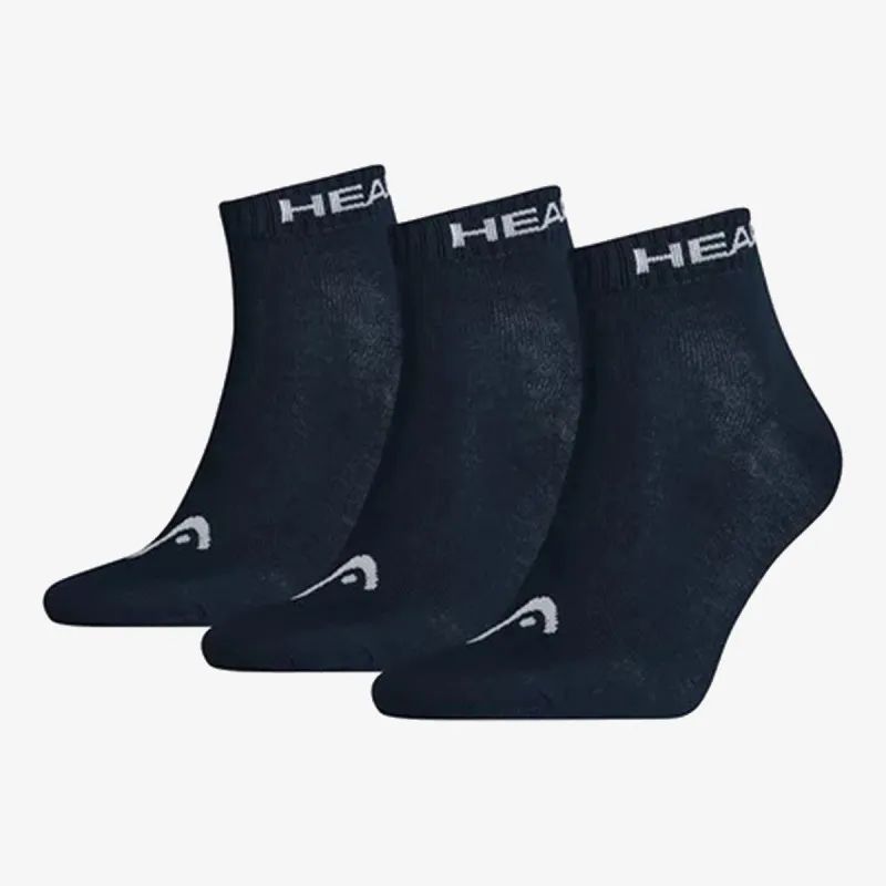 set ponožky HEAD - NAVY kotníkové - 3 páry - 6-8 (39-42)