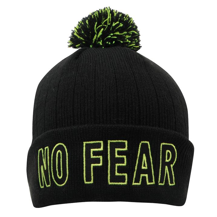 čepice NO FEAR - BLACK