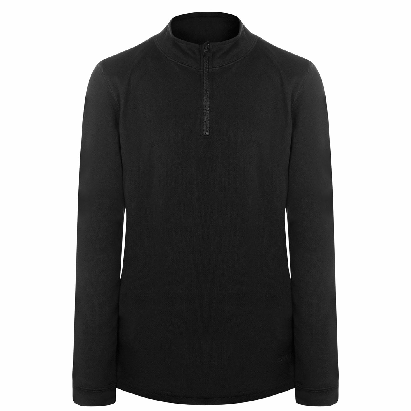 dámské funkční termo tričko CAMPRI zip - BLACK