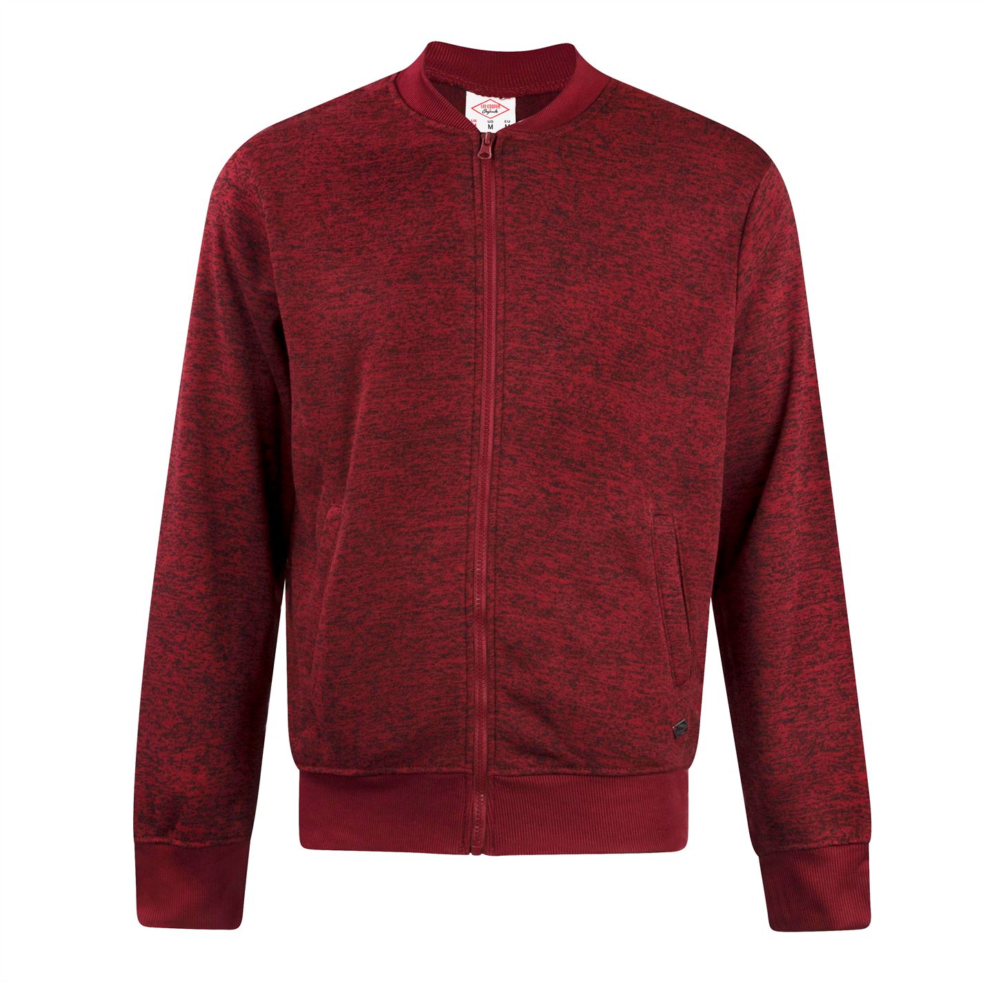 pánská mikina LEE COOPER - BURGUNDY