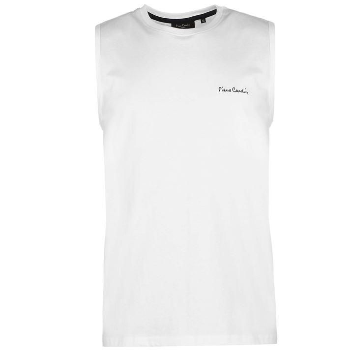 pánské tričko, tílko PIERRE CARDIN - WHITE