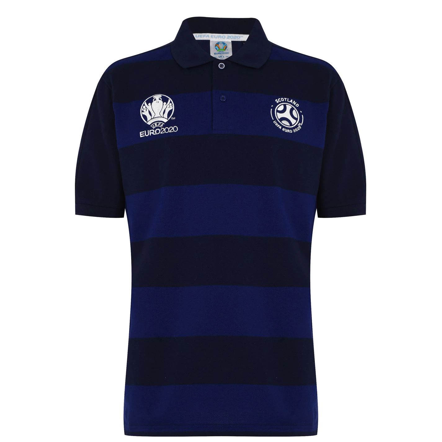 pánské tričko polo UEFA scotland - NAVY
