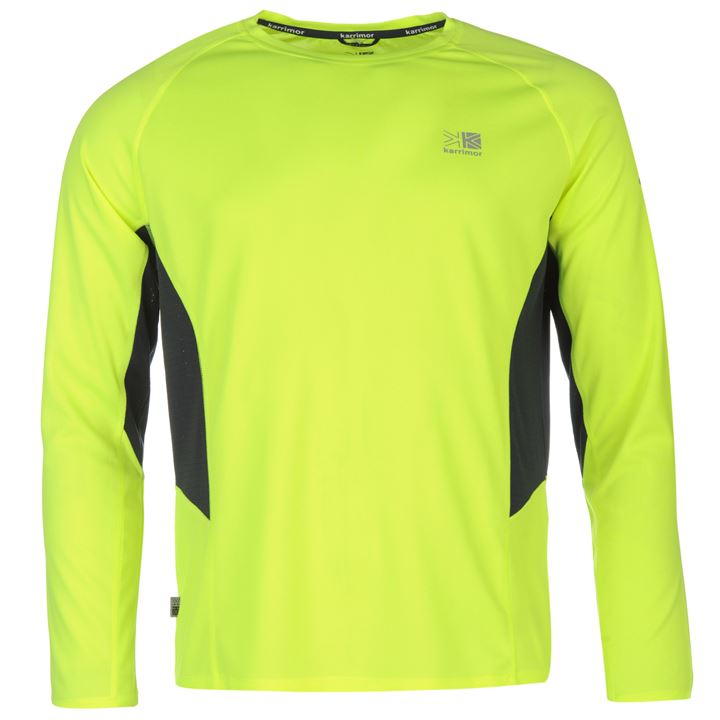 pánské tričko KARRIMOR - FLUO YEL/NVY