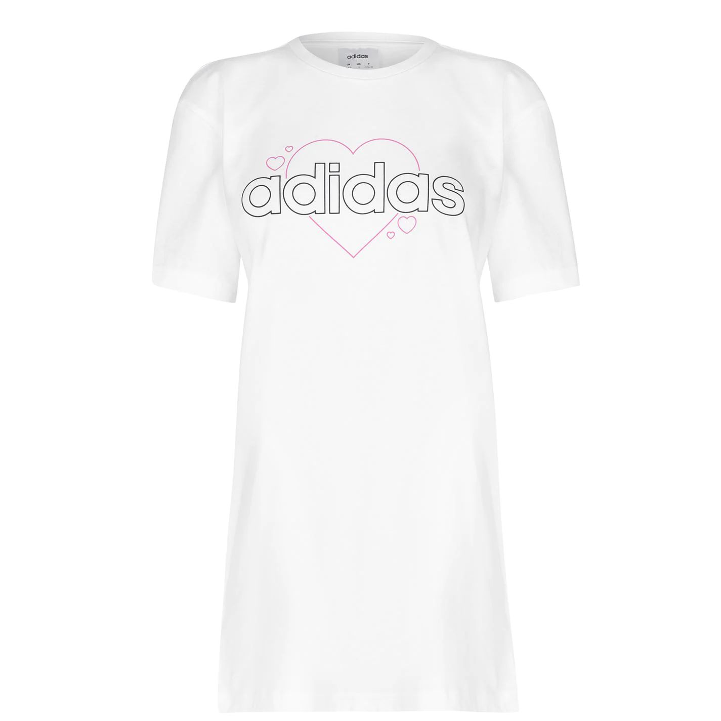 dámské tričko ADIDAS - WHBITE/PINK