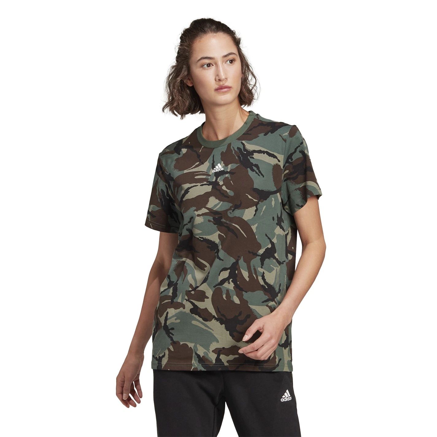 dámské tričko ADIDAS - KHAKI