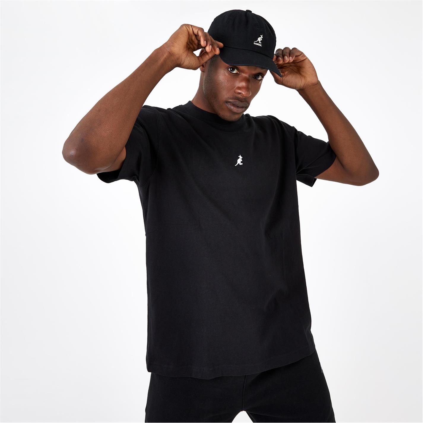 pánské tričko KANGOL - BLACK