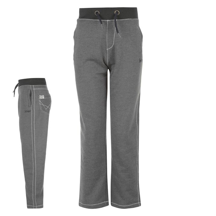 dětské tepláky LEE COOPER - CHARCOAL MARL - 158 13 let