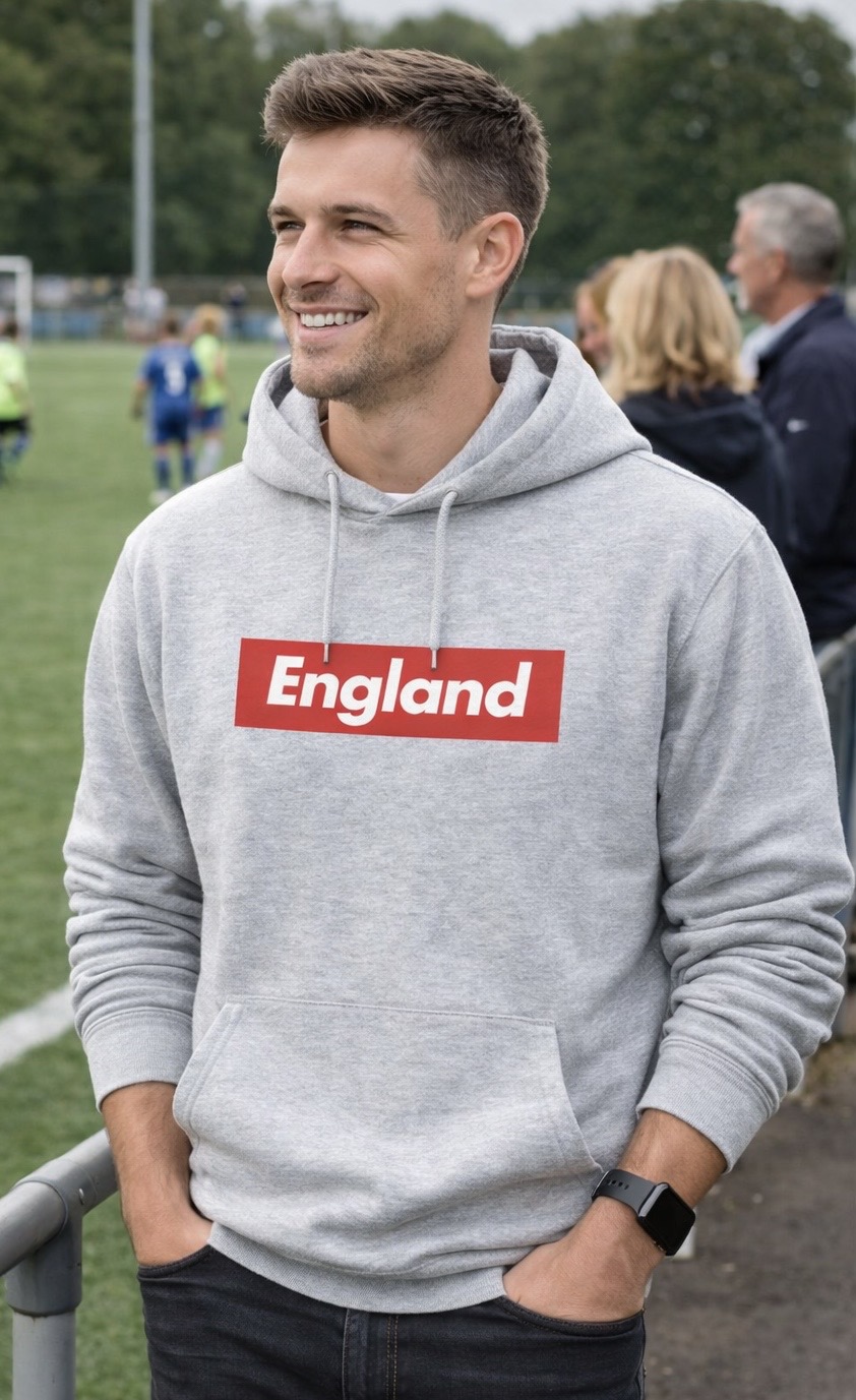 pánská mikina ENGLAND - GREY