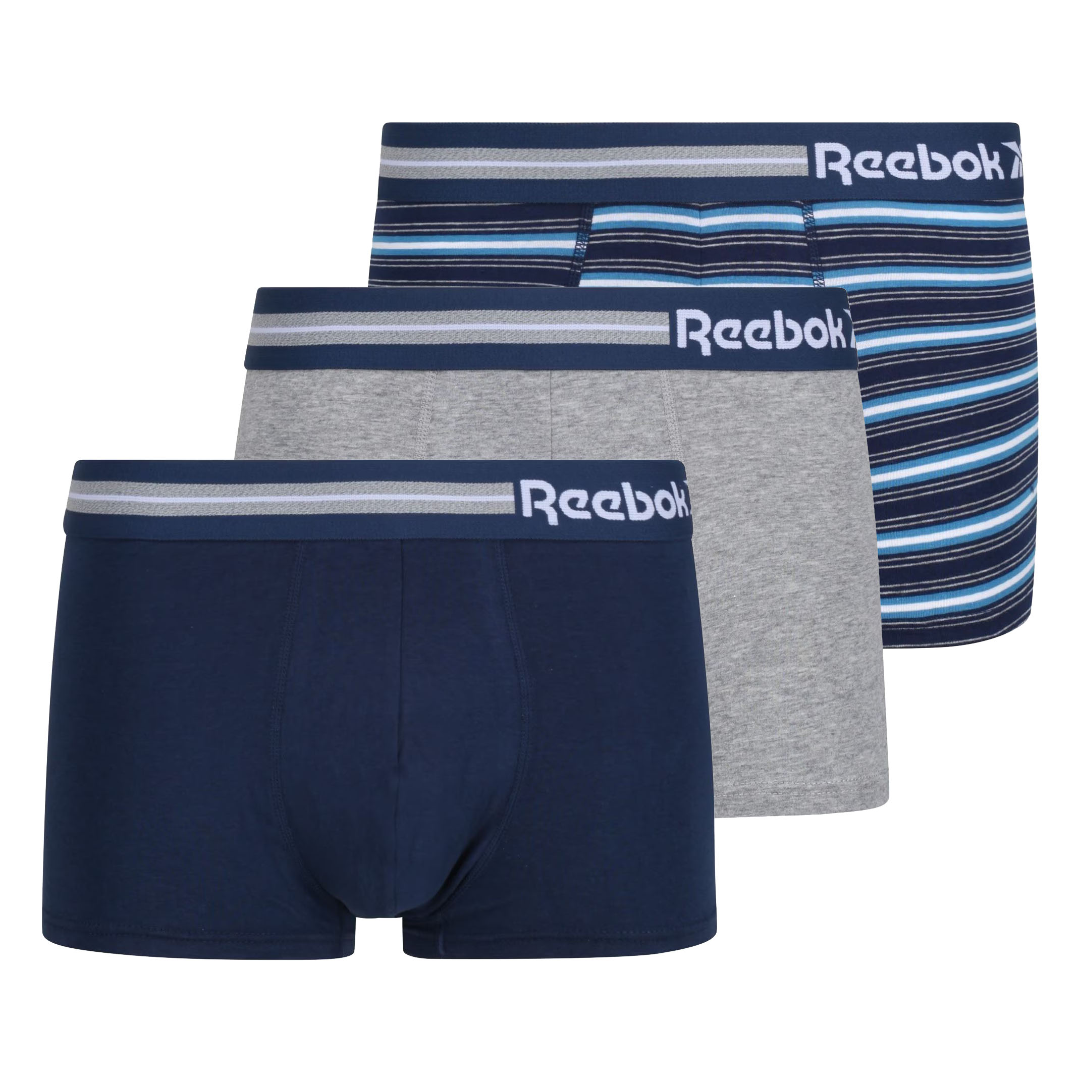 pánské boxerky REEBOK - BLUE - 3 ks