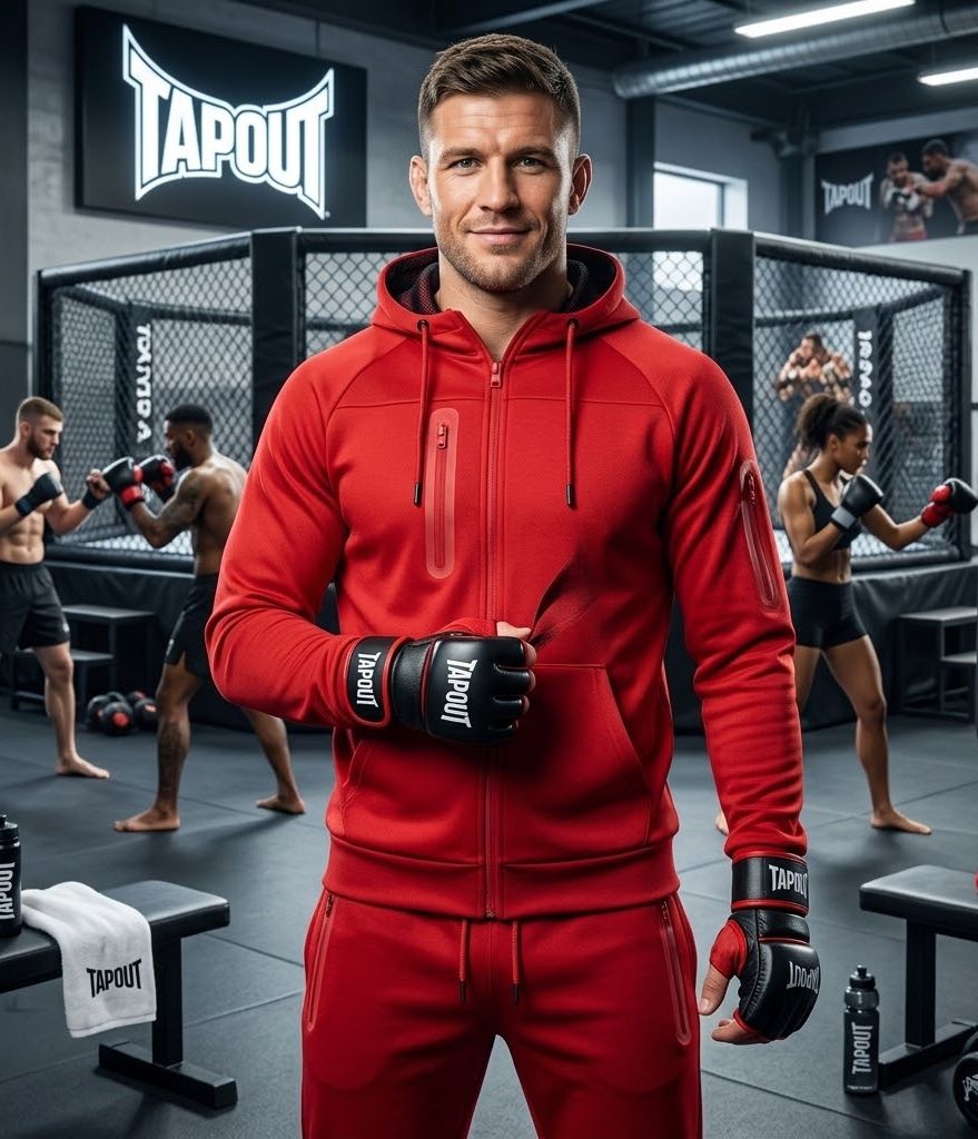 pánská souprava TAPOUT bunda kalhoty - RED - 2XL