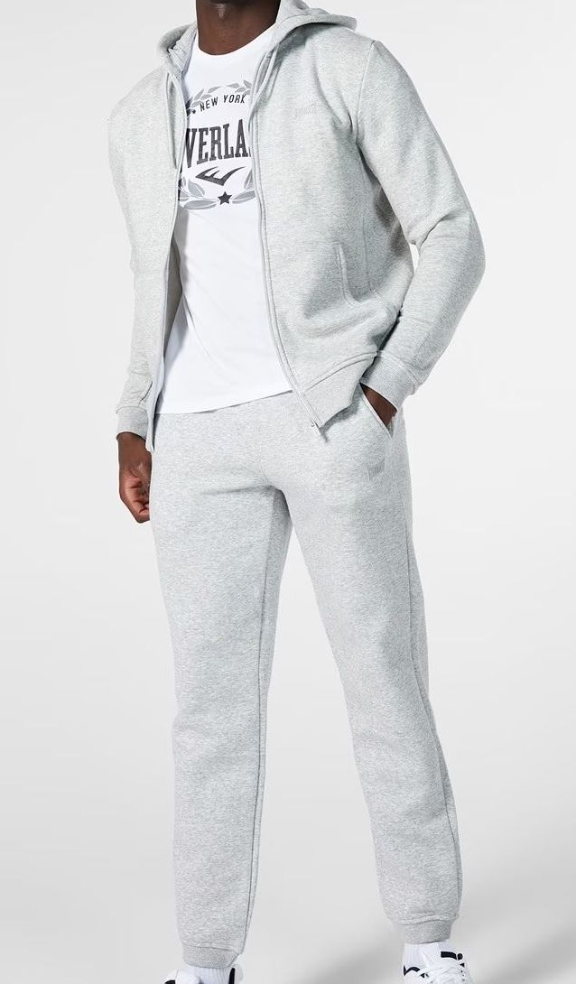 pánská souprava EVERLAST mikina kalhoty - GREY MARL - 4XL