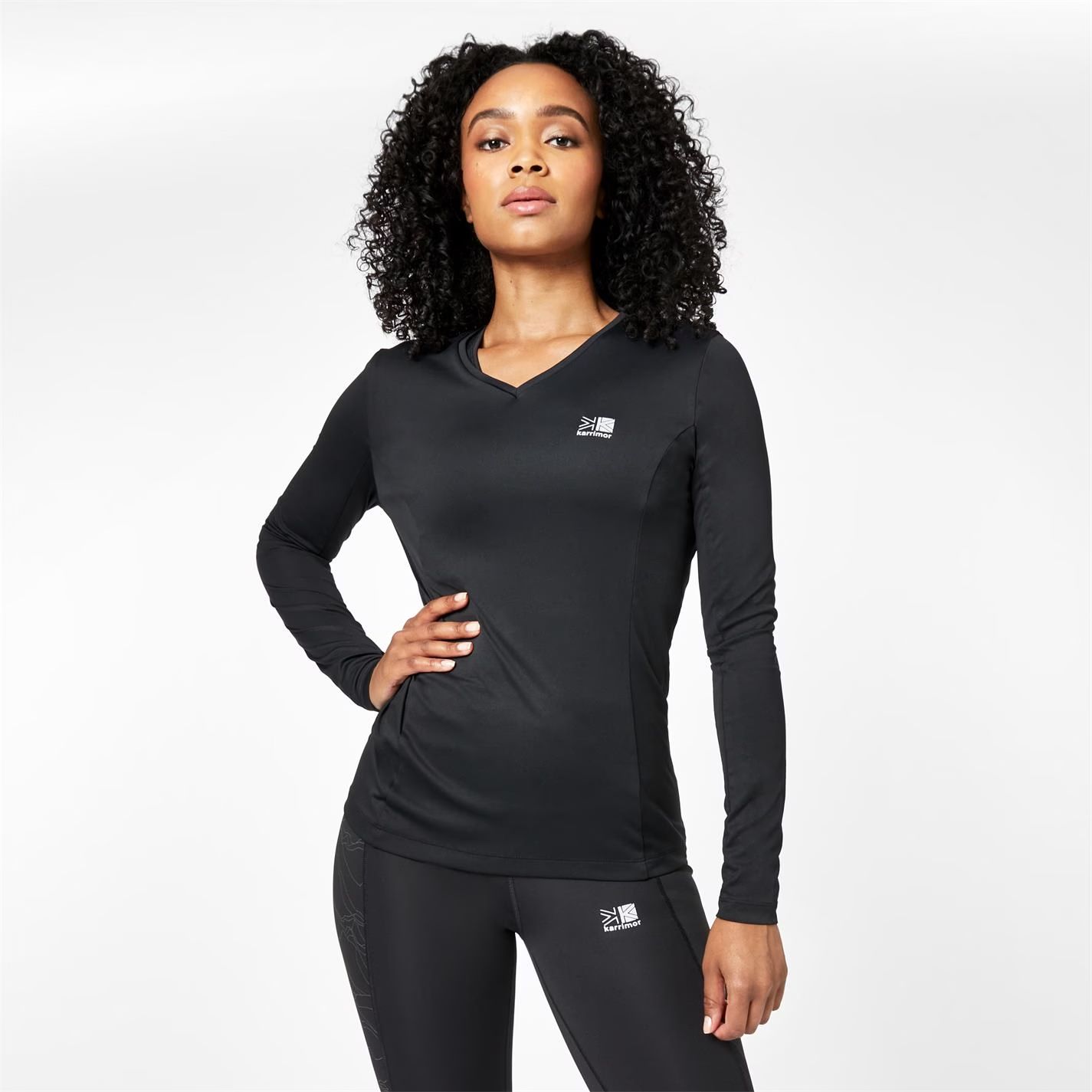 dámské tričko KARRIMOR - BLACK - L