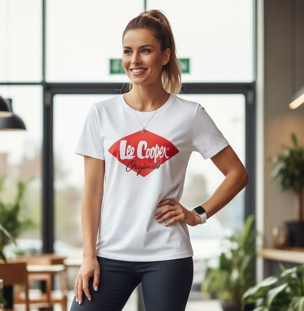 dámské tričko LEE COOPER - WHITE