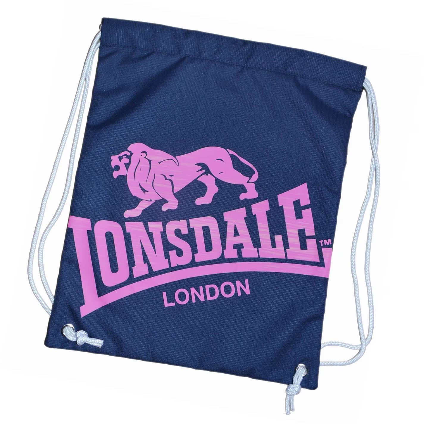 taška, vak, sáček na přezůvky LONSDALE - NAVY/PINK