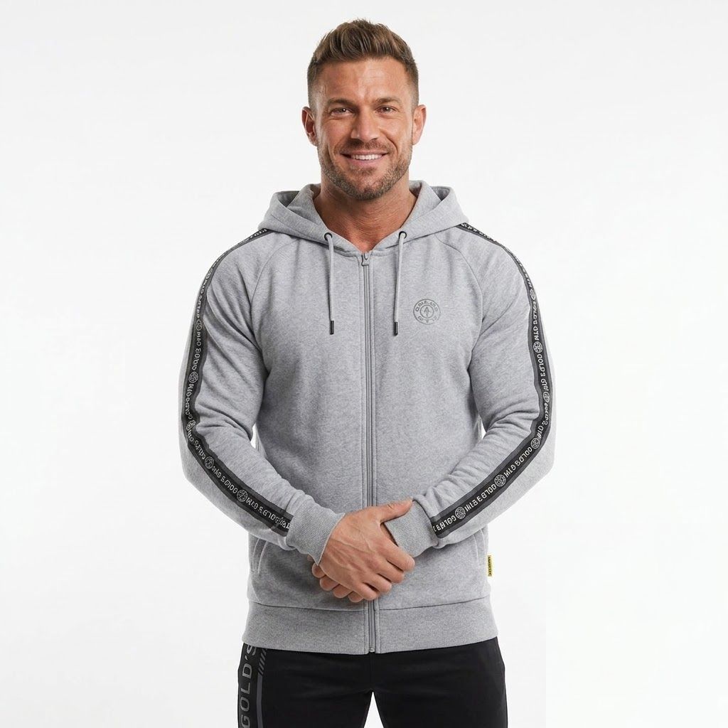 pánská mikina GOLDS GYM - GREY MARL