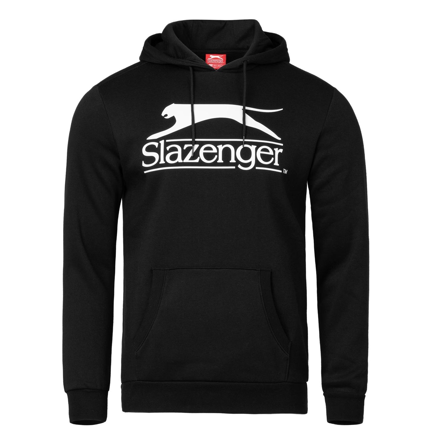 pánská mikina SLAZENGER - BLACK/WHITE - L