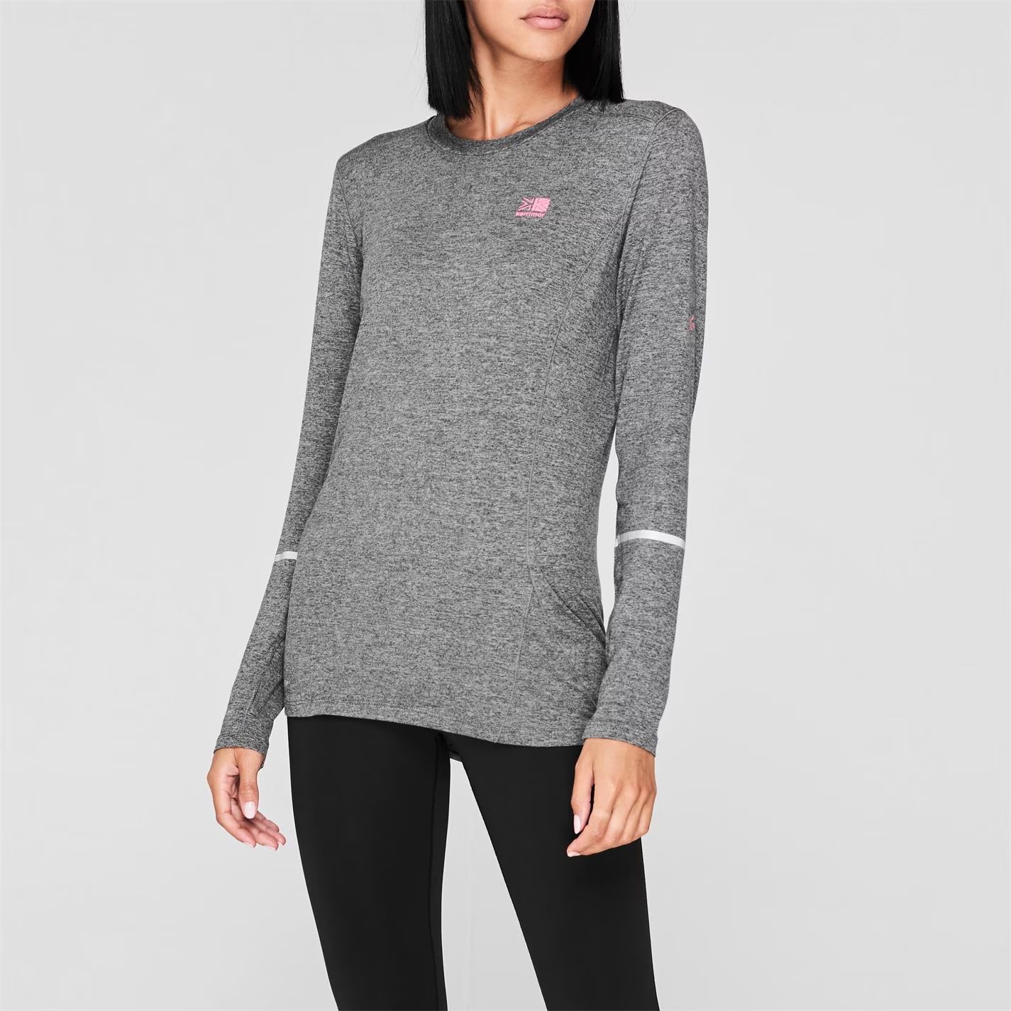 dámské tričko KARRIMOR - LIGHT GREY MARL - S
