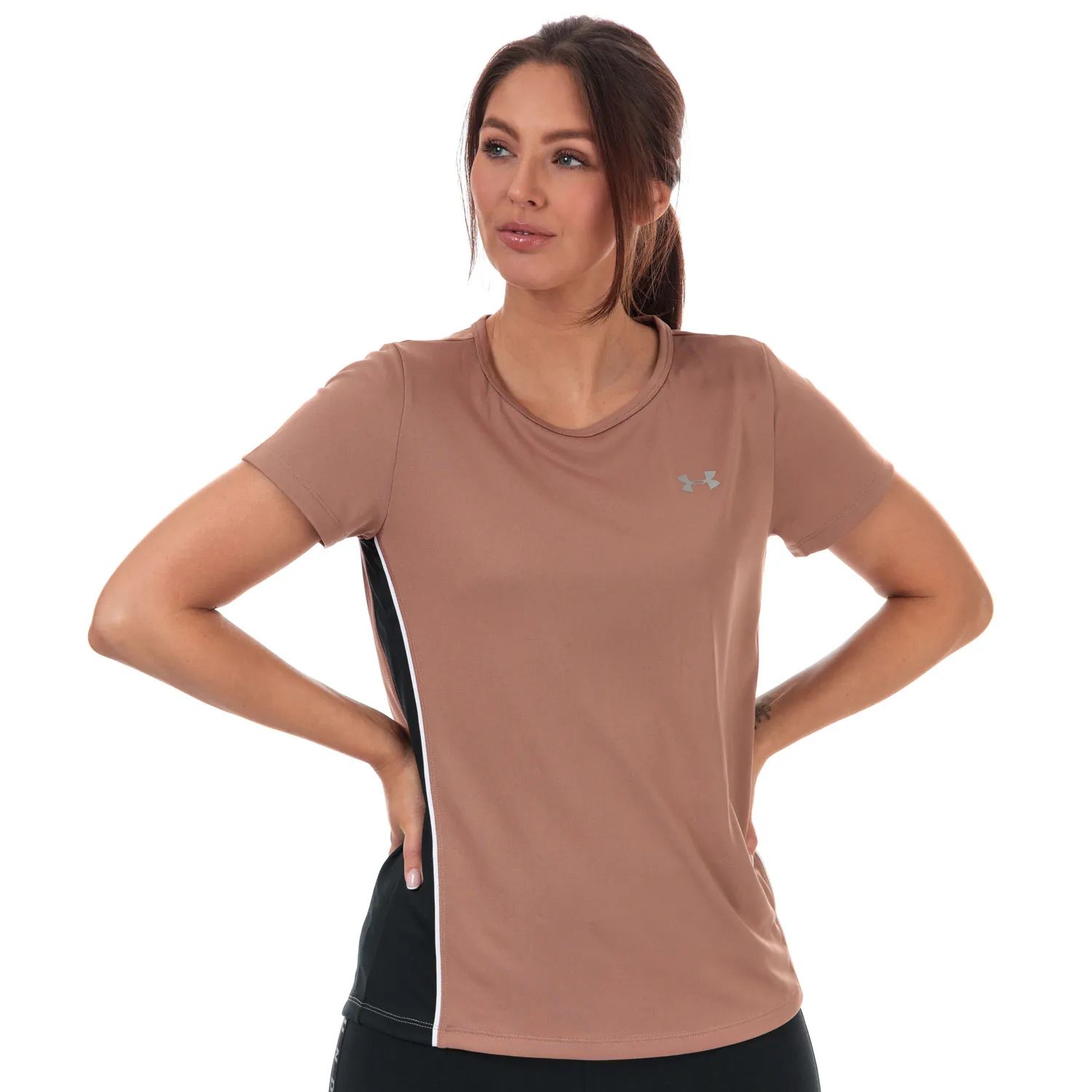 dámské tričko UNDER ARMOUR - BROWN - S