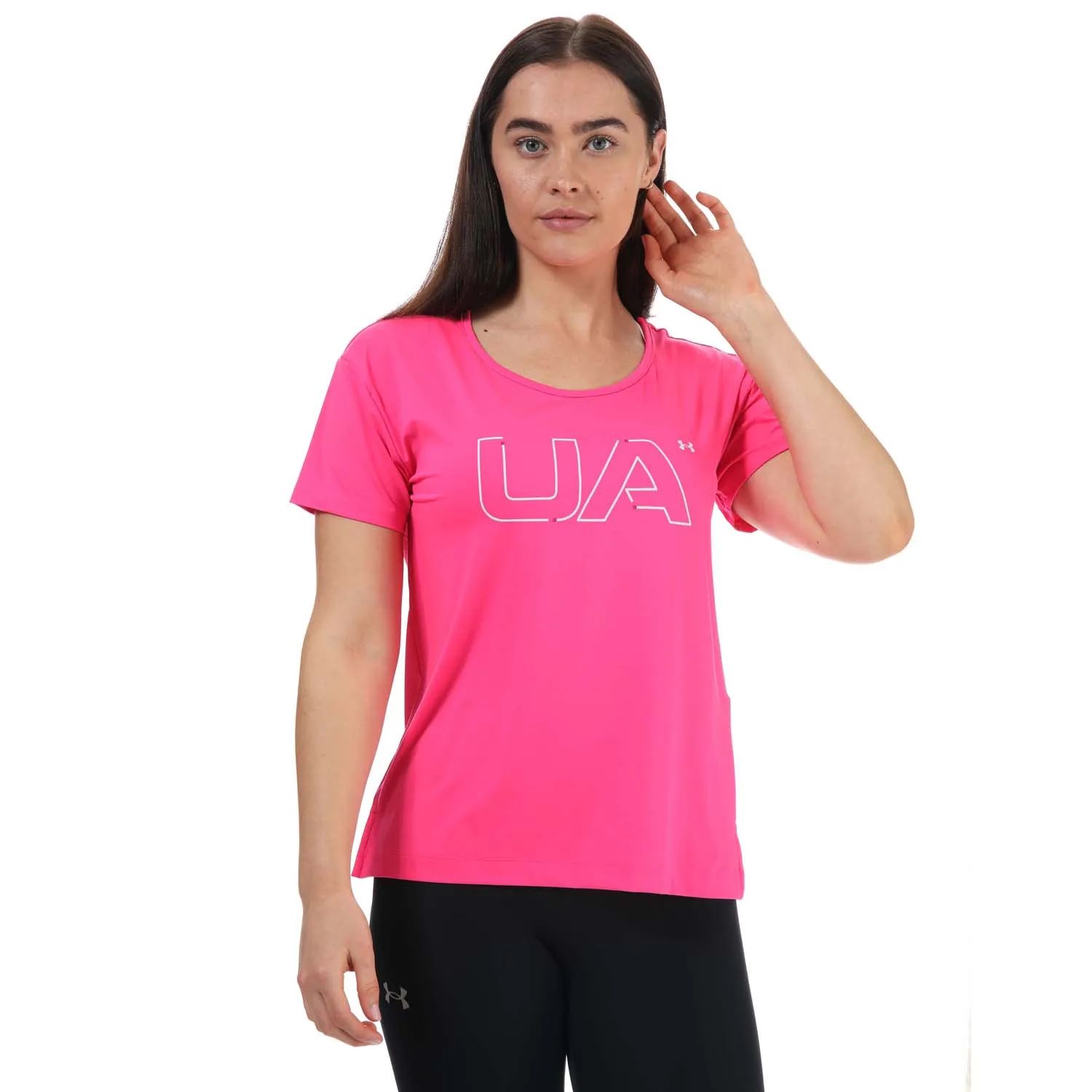 dámské tričko UNDER ARMOUR - PINK - S