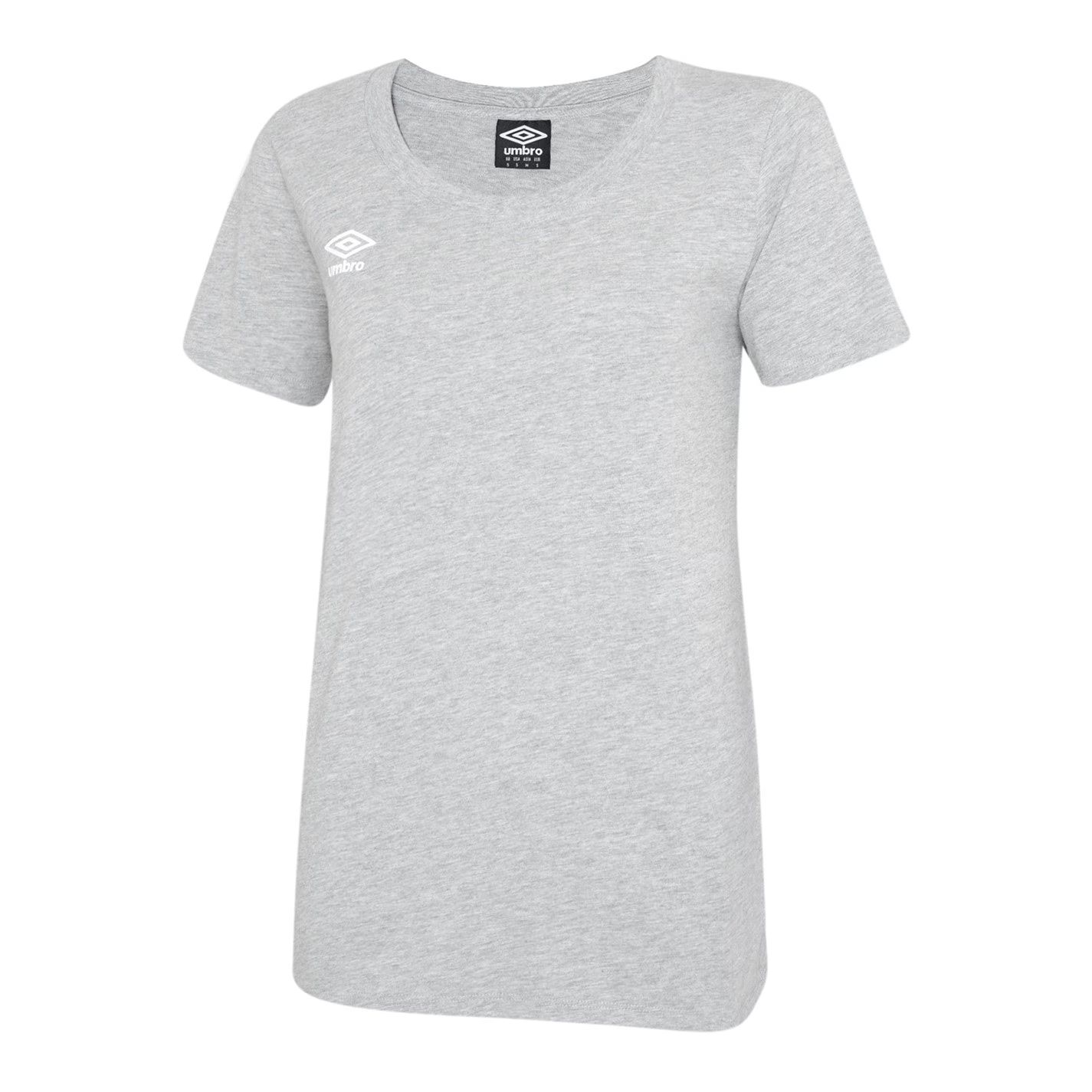 dámské tričko UMBRO - GREY MARL/WHITE