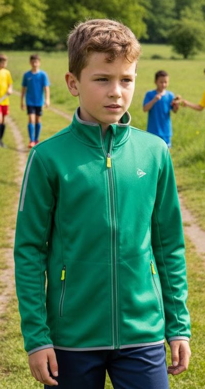 dětská mikina DUNLOP - GREEN