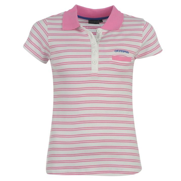 dámské tričko polo OLYMPUS - WHITE/FUSCHIA