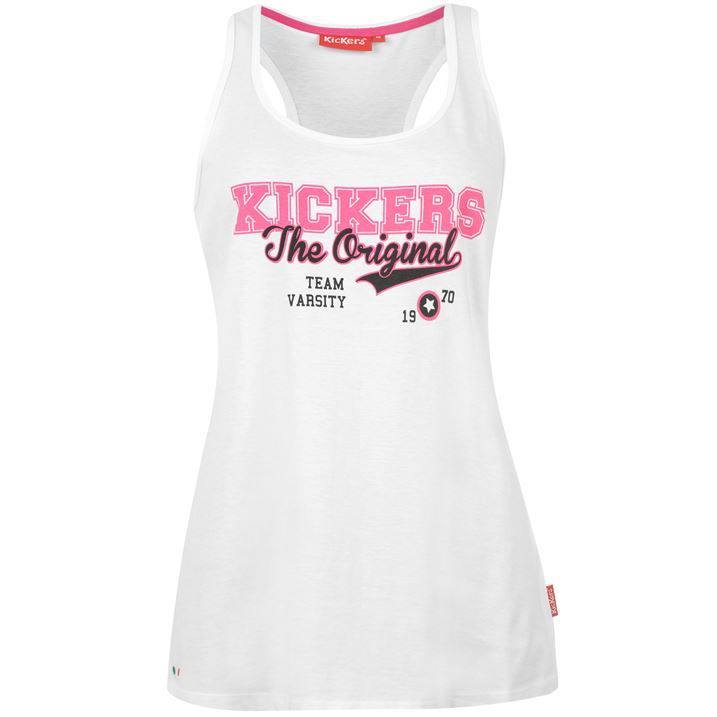 dámské tričko, tílko KICKERS - WHITE - M