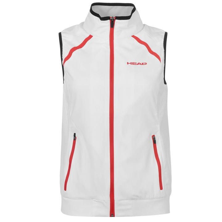 dámská vesta HEAD - WHITE/RED - S