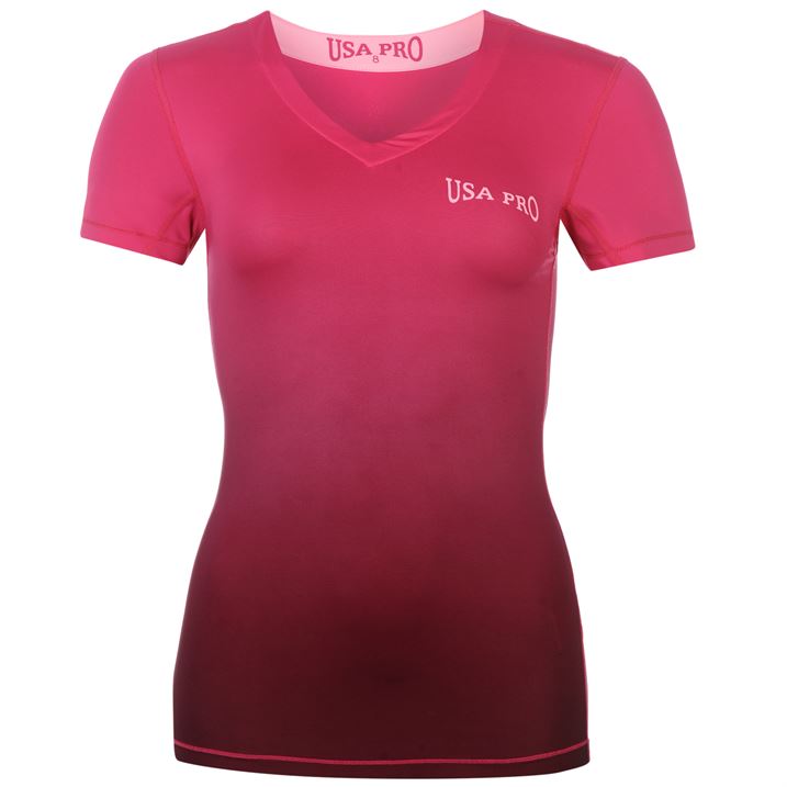 dámské tričko USA PRO - PINK