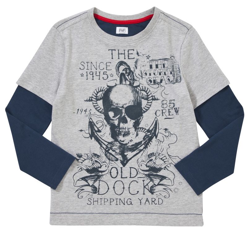 dětské tričko F&F - GREY