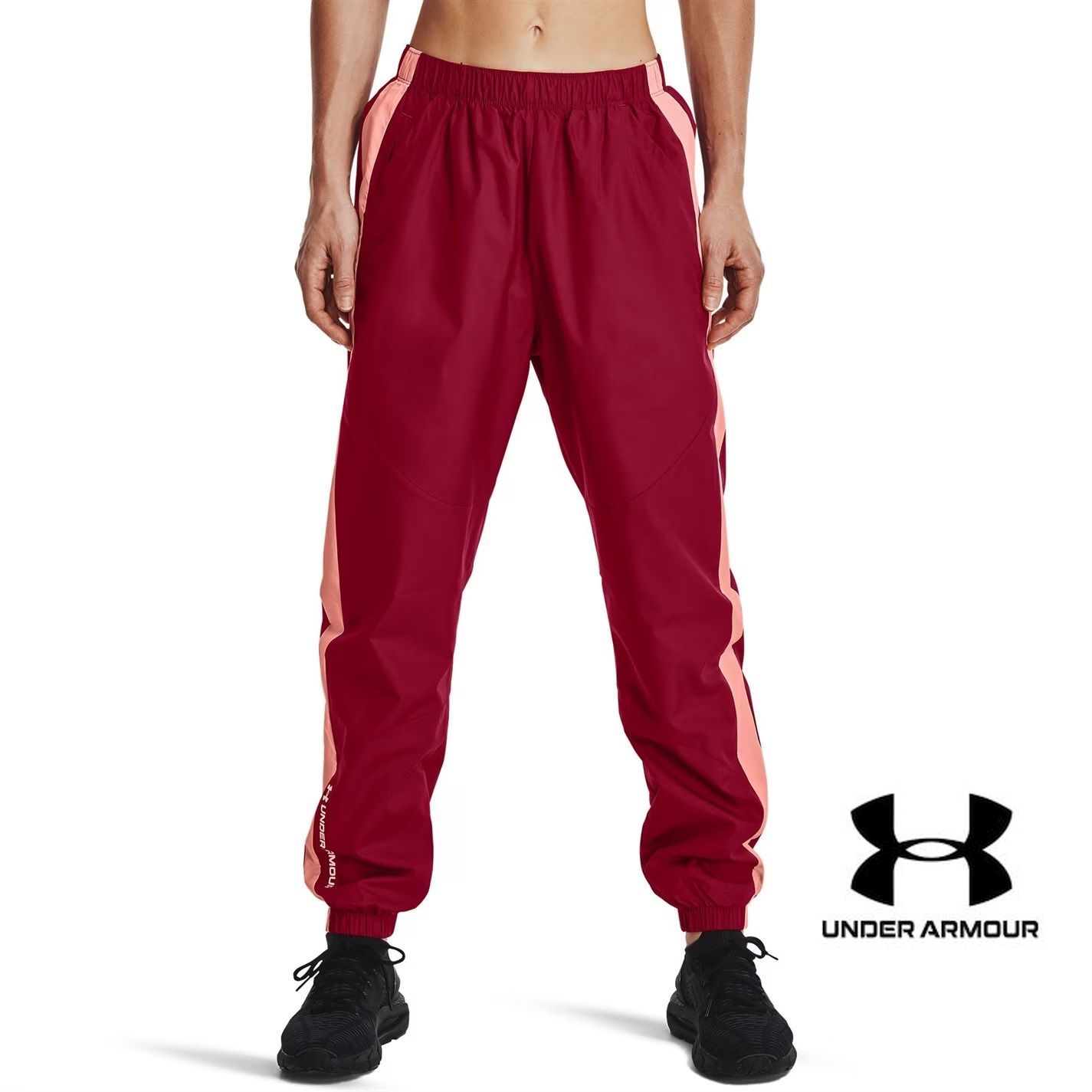 dámské sportovní kalhoty UNDER ARMOUR - MAROON