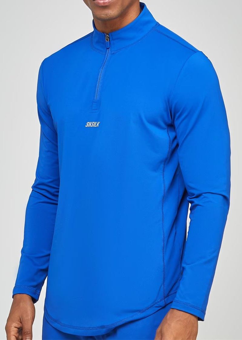 pánská mikina, tričko SIKSILK - BLUE - L