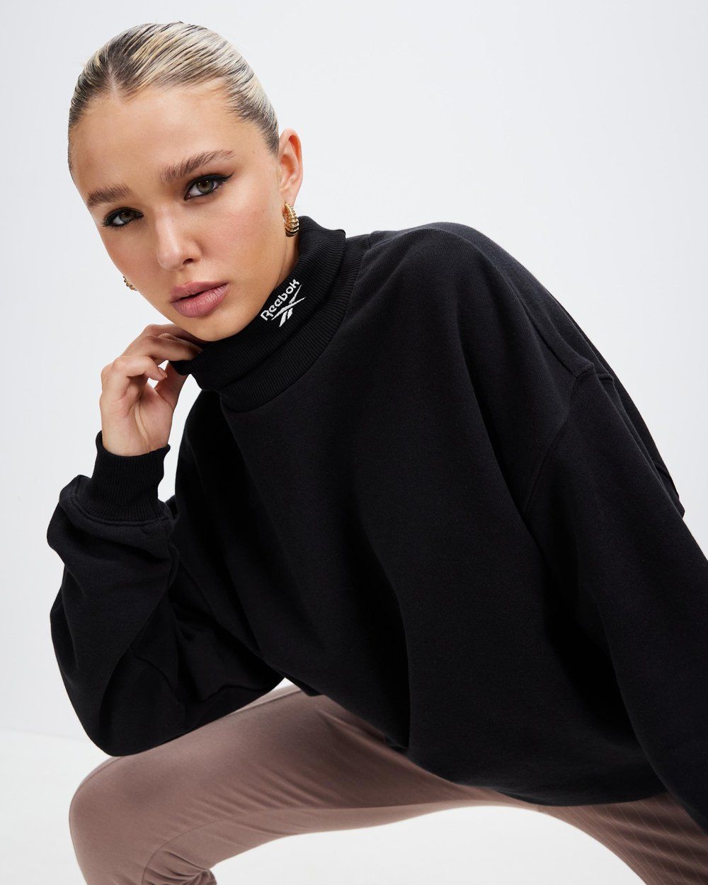 dámská mikina REEBOK - BLACK