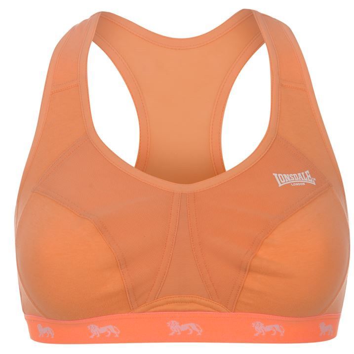 dámská sportovní podprsenka LONSDALE - WSHFLORANGE/FOR - 36D (80D)