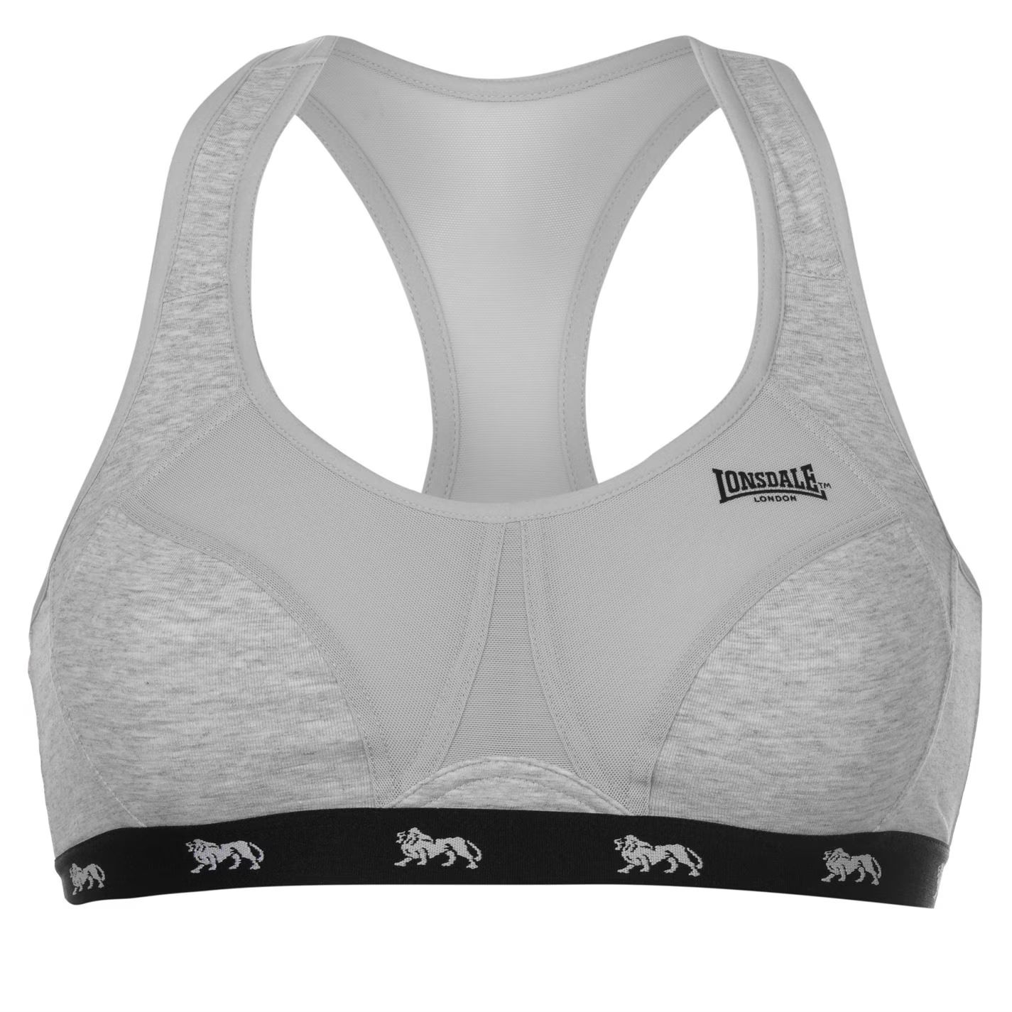 dámská sportovní podprsenka LONSDALE - GREY MARL