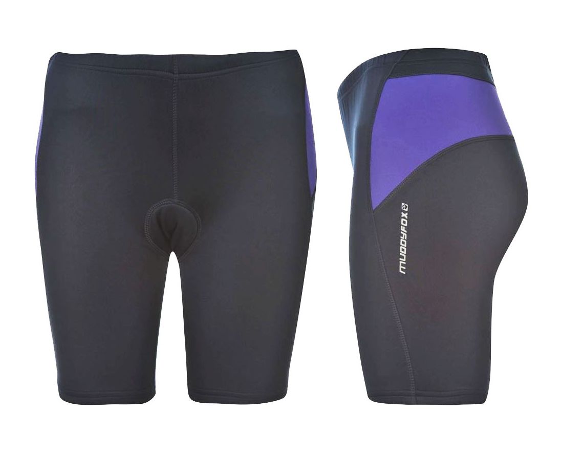 dámské šortky cyklo MUDDYFOX - NAVY/PURPLE - M