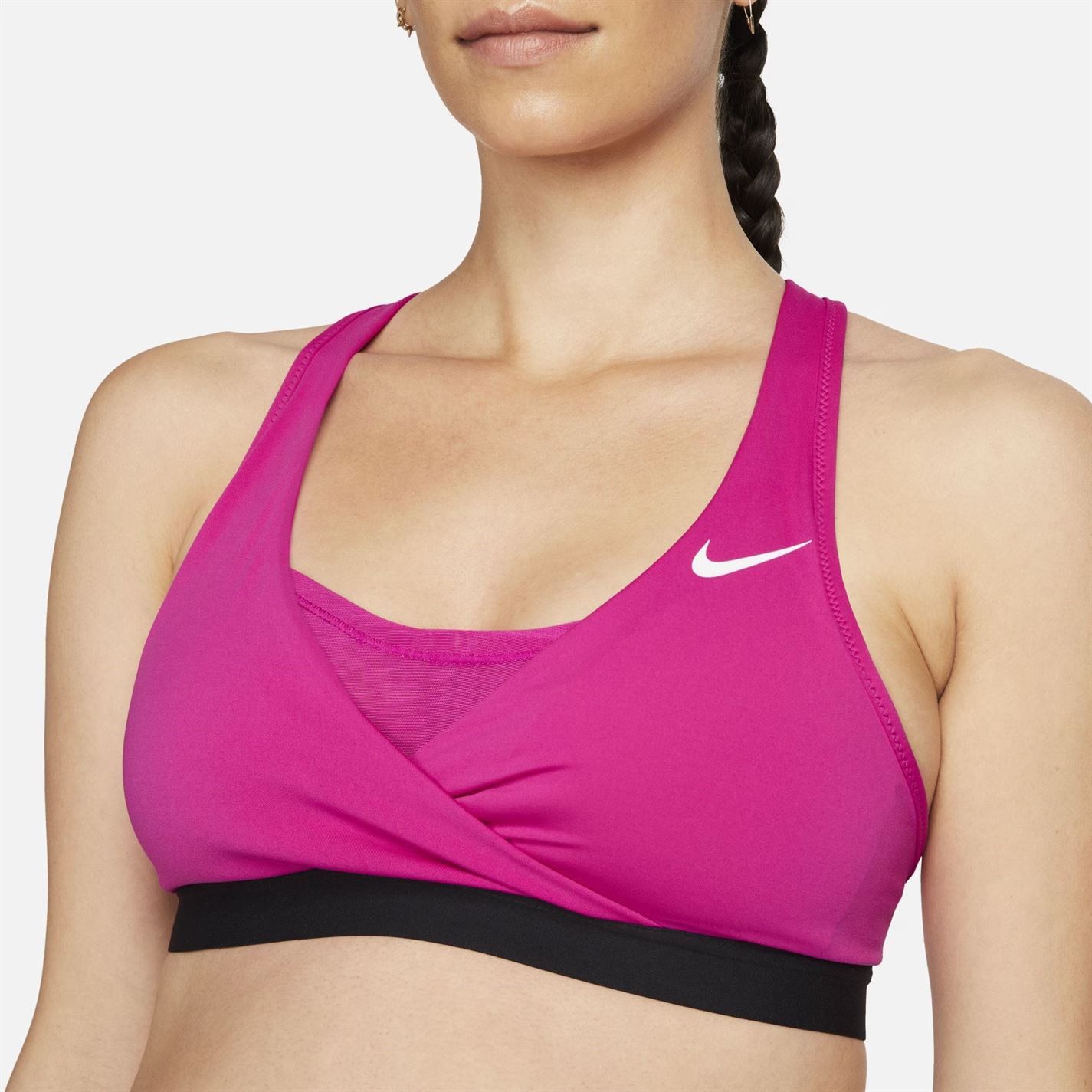 dámská sportovní podprsenka NIKE - PINK/WHITE