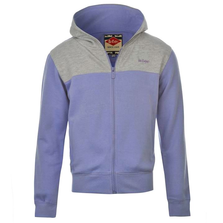 dětská mikina LEE COOPER - PURPLE/GREY - 152 11-12 let