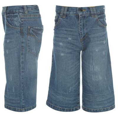 dětské šortky, riflové kraťasy LEE COOPER - DENIM