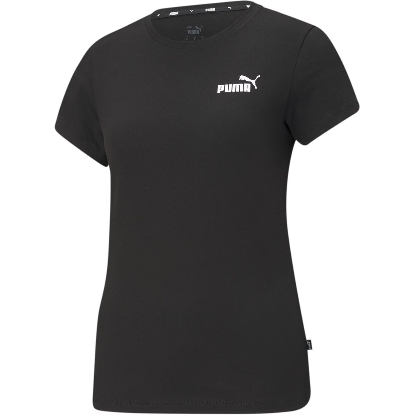 dámské tričko PUMA - BLACK/SMALL LOGO