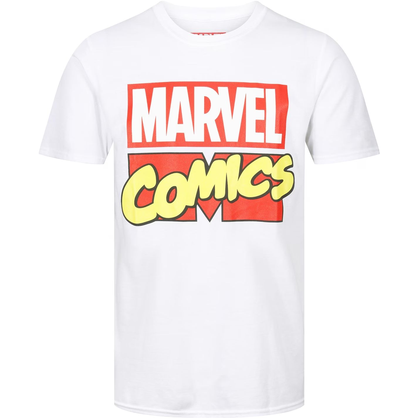 pánské tričko GILDAN - MARVEL WHITE