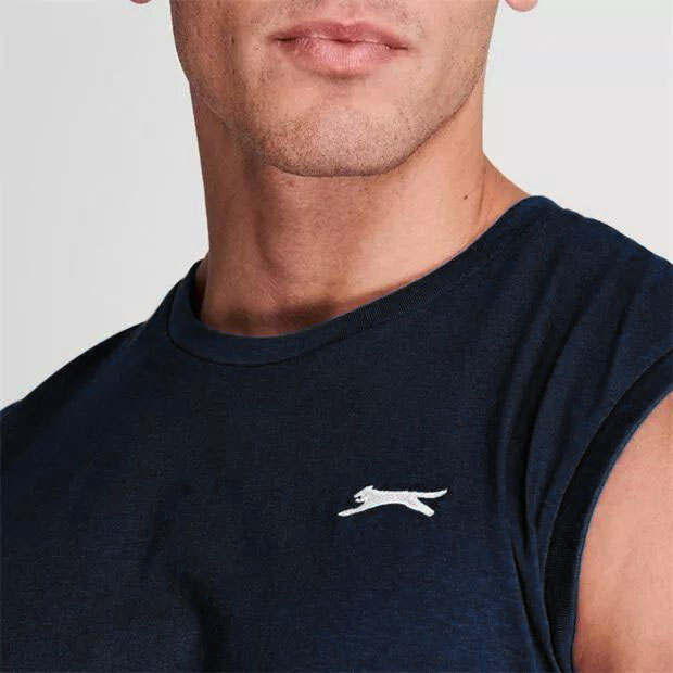 pánské tričko, tílko SLAZENGER - NAVY