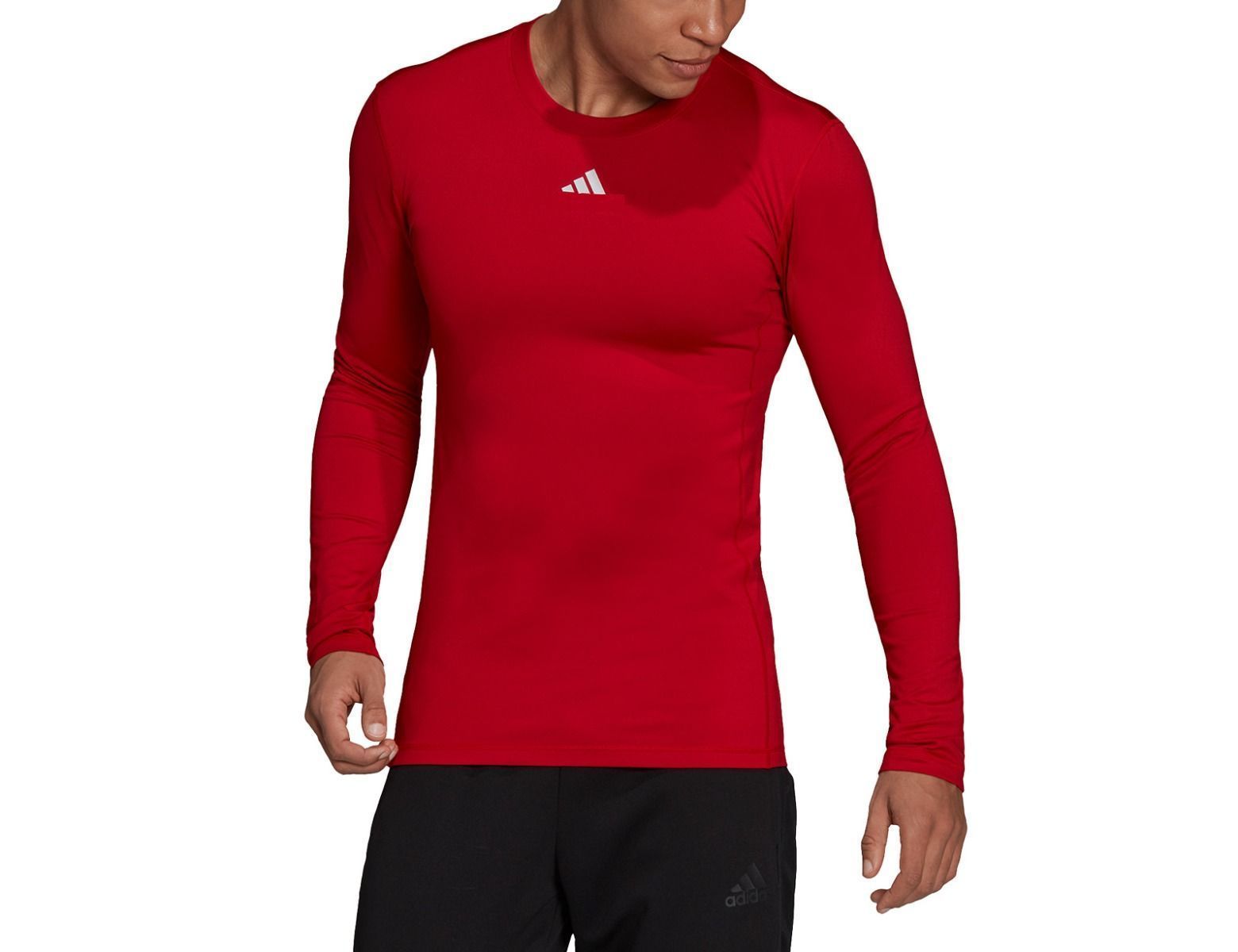 pánské tričko ADIDAS - POWER RED LONG