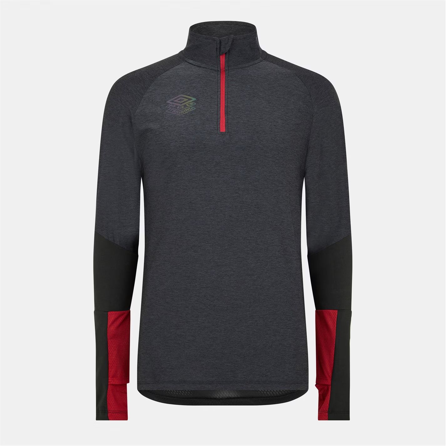 pánské tričko UMBRO - BLACK/RED